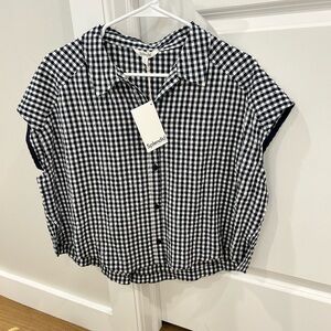 Splendid Gabrielle Gingham Top